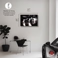 thumbnail image 5 of Night Run Racing Car Print Man Cave Canvas Wall Art by Notoriart, Silver Floater Frame, 36"x24", 5 of 7