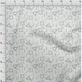thumbnail image 3 of oneOone Georgette Viscose Fabric Line Geometric Printed Craft Fabric BTY 42 Inch Wide, 3 of 4