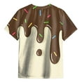 thumbnail image 5 of Wxirdiow T-Shirts Graphiques Y2k Garçons T-Shirts à Manches Courtes Enfants Basiques d'Été Col Rond Hauts Amples Décontractés T-Shirts Beige Taille, 6-7 Ans, 5 of 5