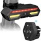 thumbnail image 1 of Pack de 1 luz trasera LED para bicicleta recargable por USB, linterna de seguridad trasera para bicicletas, resistente al agua IPX4, batería de 2000 mAh, 85 lúmenes, 1 of 5