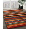 thumbnail image 3 of Ahgly Company Machine Washable Indoor Rectangle Contemporary Brown Area Rugs, 2' x 4', 3 of 7