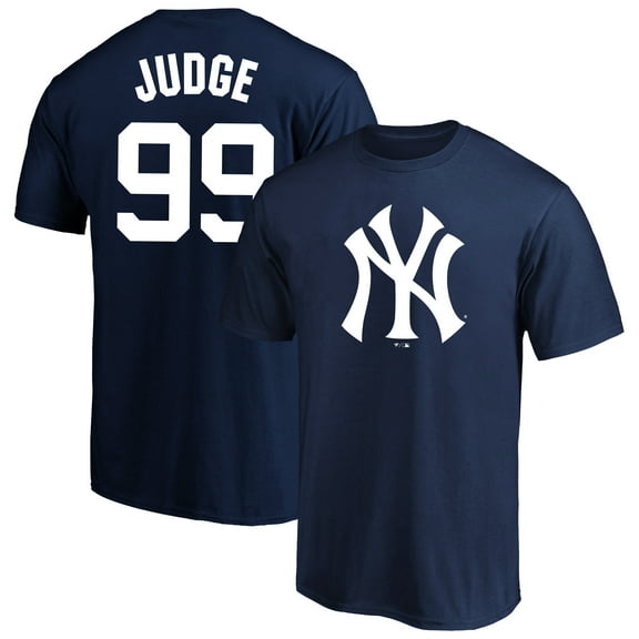 Men's Fanatics Aaron Judge Navy New York Yankees Big & Tall Name & Number T-Shirt