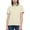 Beige, variant on Ytndtr Womens Shirts Short Sleeve Button Lapel Collared Summer Tops Business Casual Basic Tees