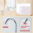 thumbnail image 2 of Faucet Filter Bag, Faucet Water Filter Bag, Faucet Filter Cotton Bag for Kitchen Sink, Splash-Proof Kitchen Faucet Water Filters Bags, Cotton Filter Bag for Cold and Hot Water Faucet (100pcs), 2 of 8