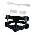 thumbnail image 4 of koolsoo Basketball Adjustable Strap Face Nose Guard for Boxing Softball Workout Black Clear Sticker, 4 of 9
