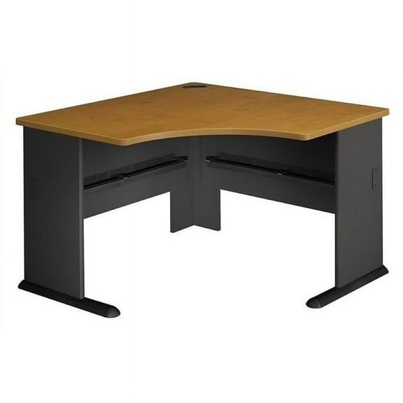 Bowery Hill 48" Corner Desk in Natural Cherry