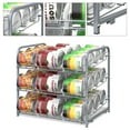 thumbnail image 4 of 3 Tier Stackable Can Rack Organizer for food storage kitchen cabinets countertop, 4 of 10