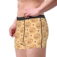 thumbnail image 3 of Wukai Squirrel And Nuts Print Men’s Underwear Breathable Boxer Briefs,&nbsp;Moisture Wicking & Breathable-X-Large, 3 of 7