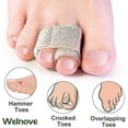 thumbnail image 3 of 8-pack Of Hammer Toe Straighteners For Straightening Hammer Toes, Broken Toes, Crooked Toes And Overlapping Toes Tw, 3 of 5