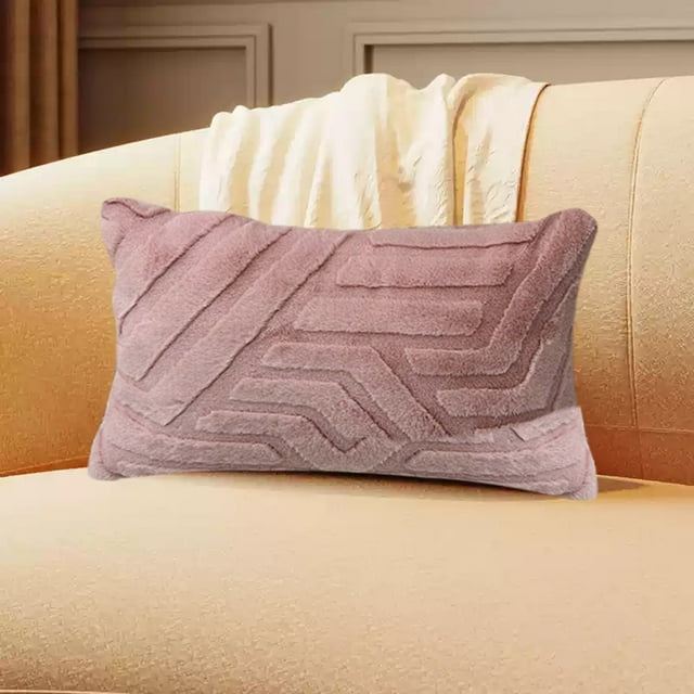 Pillow Cover Sofa Living Room Decor Cushion Cover, 19.69x11.81 inches, Velvet Fabric, Waterproof, Easy Clean, for Bedroom, Sofa, High-Quality Decor, Elegant Design, Soft Texture, for Home, Unique