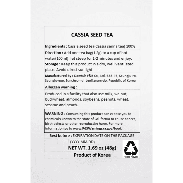 Mm Dd Yyyy What Is The Date Today Please Damtuh Korean Cassia Seed