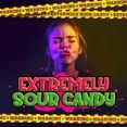 thumbnail image 5 of Barnetts Mega Sour Raspberry Candy, Ultra Sour Coating, 104g Bag, 5 of 9