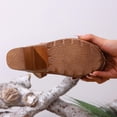 thumbnail image 6 of Bkhluea Women Cutout Platform Block Heel Sandals Comfortable Footwear For Party Daily Casual Outdoor Activities, 6 of 7