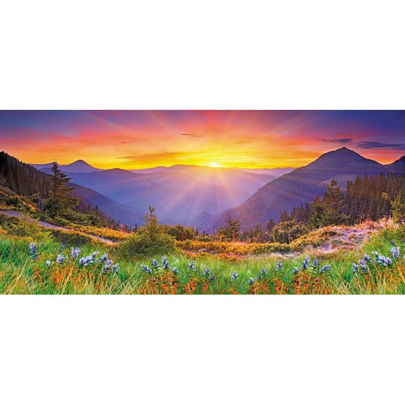Forest Sunset 1000 Piece Puzzle For Adults | Tree Of Life Autostereoscopy Art | Challenging Jigsaw For Wall Decor - View #3