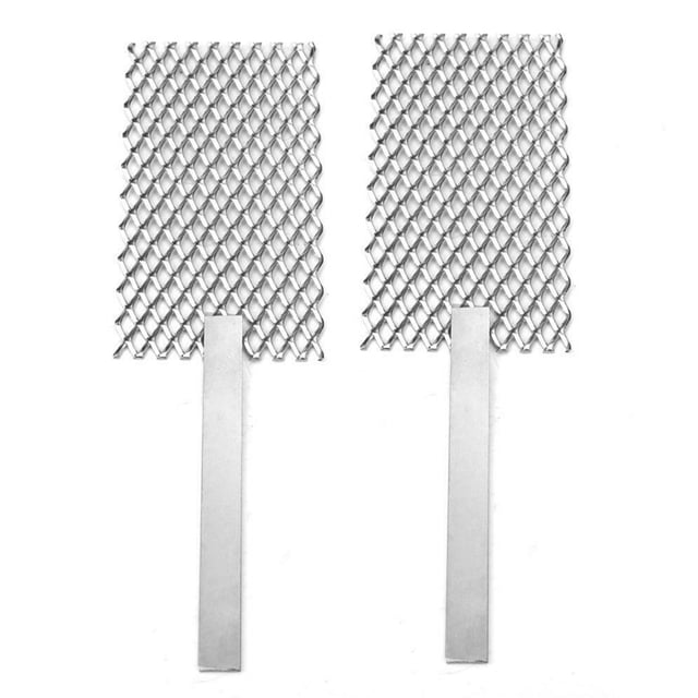 2X Malla 2X4 Pulgadas Revestimiento de ánodo de Titanio Platinizado Rodio Paladio para Joyeros Baño de Rodio Y Paladio