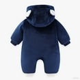 thumbnail image 2 of HXWCHs Winter Baby Boys Romper Jumpsuit Thermal Padded Outfit with Lining, Ideal Warm Bodysuit for & Toddlers Black 0-3 Months, 2 of 4