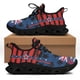 thumbnail image 1 of Zapatos de diseño con la bandera de la República de Inglaterra, zapatillas planas informales y ligeras para hombre, calzado transpirable con cordones para caminar., 1 of 6