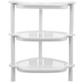 thumbnail image 4 of Raindrops Kitchen Organization Plastic Storage Shelves White 1 Piece, 4 of 8