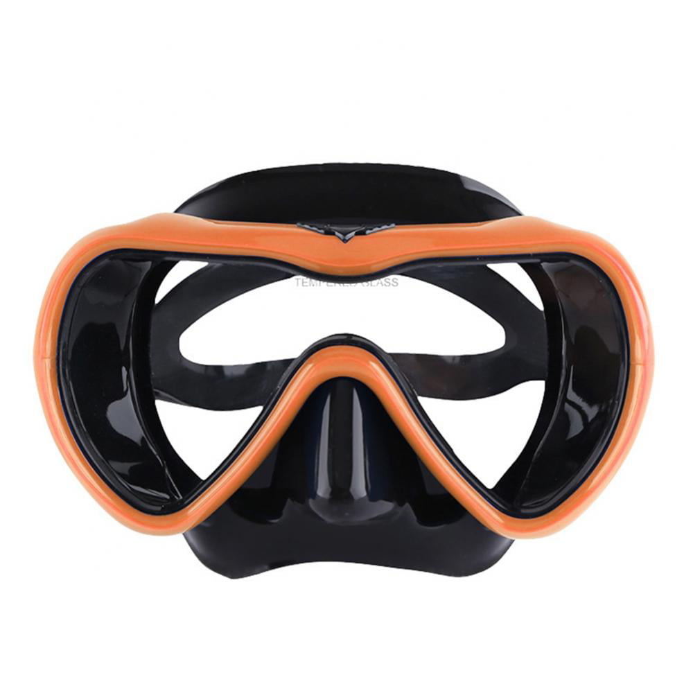 Scuba Anti-fog Diving Goggles Waterproof Snorkeling Mask With Silicone Skirt Box 