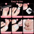 thumbnail image 4 of HLONK 1000pcs Toe Nail Tips  10 Sizes Short Square Toenails  Full Cover Fake Toenails, 4 of 5