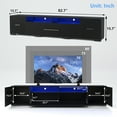thumbnail image 3 of TVWith 2 Open Shelves, Remote, FullColor Selection, 31 Modes Changing LightsEntertainment Center 80 Inches, 3 of 9