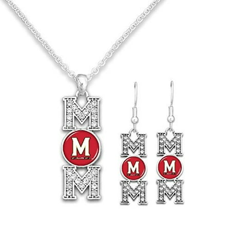Maryland MOM Earrings and Necklace Set