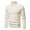 White, variant on Leesechin Men's Turtle Neck Pullover Wool Blend Lightweight Cable-Knit Pullover Sweater