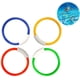 thumbnail image 1 of Juego de 4 anillos de buceo para piscinas infantiles, autoverticales bajo el agua, natación en agua segura para niños, 1 of 5