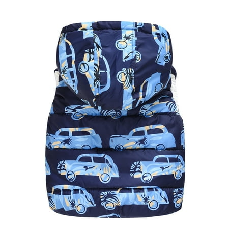 

Honeeladyy Clearance under 5$ Toddler Baby Girls Winter Fall Cartoon Pattern Cute Zipper Windproof Sleeveless Vest Coat