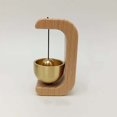 thumbnail image 6 of Shopkeepers Bell, Door Open Chime, Decorative Hanging Jingle Bell for Doors and Refrigerators, Cute Magnetic Doorbell, Brass Hand Bell, Unique Gift (Beech Round), 6 of 7