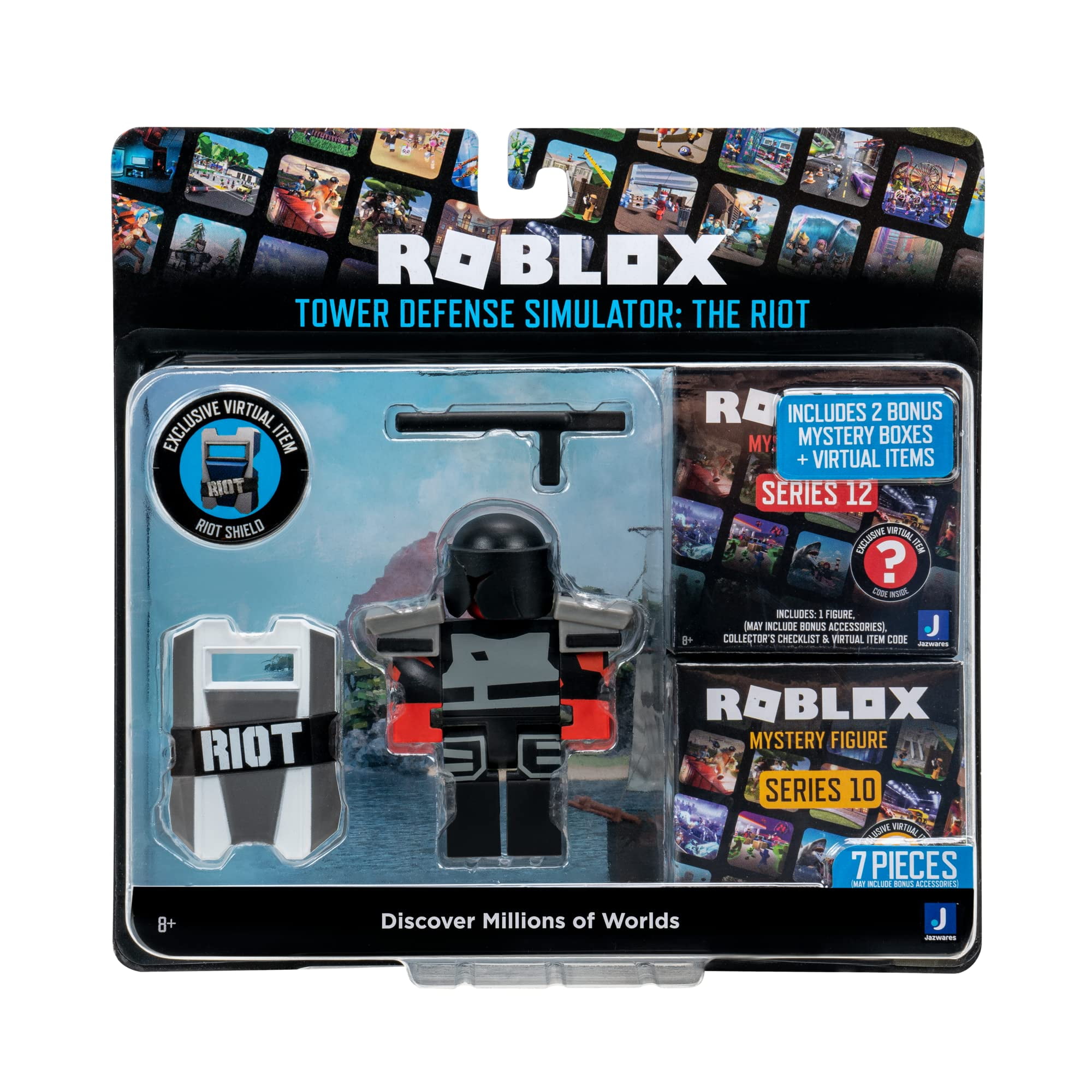 Roblox - Tower Defense Simulator The Riot & Exclusive Virtual Item Code 2022  NIB