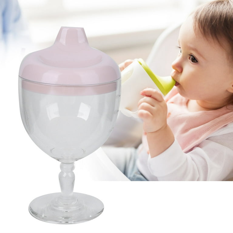 Tebru Sippy Cup,Sippy Cup Baby Feeding Cup Anti-Fall No Spill Cups Drinking  Water for Toddler Kid,Anti-Fall Cup