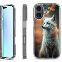 For iPhone 17 Shockproof Protective Phone Case, by OneToughShield - Fox Autumn
