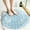 Blue, variant on Round Non Slip Shower Mat , Bathtub Mat with Suction Cups, Textured Surface Anti Slip Bath Mats with Drain Holes,for Shower Tub Bathroom Mat, 22 X 22 Inches Blue