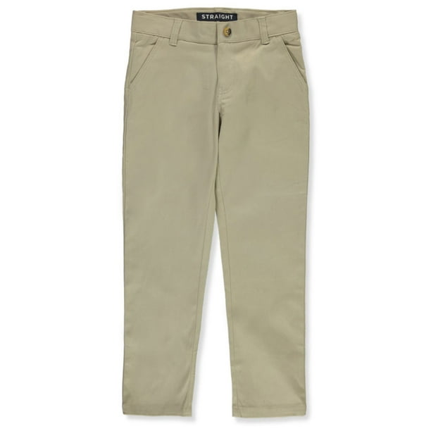 French Toast Boys' StraightFit Chino Pants khaki, 8 (Big Boys)