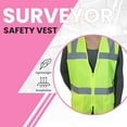 thumbnail image 5 of Women's Type R Class 2 High-Visibility Yellow Safety Vest for Women - XL | Yellow Work Vest for Daytime Visibility | Fitted and Contoured with Zipper Closure and 2 Inside Pockets, 5 of 7