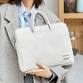 thumbnail image 3 of SuoKom Unisex waterproof Oxford and PU 15.6" Laptop Briefcase, White, 3 of 10