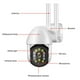 thumbnail image 3 of Cámara de vigilancia inalámbrica con WIFI Ball Machine, 1080P, alta definición, para interiores y exteriores, monitor de seguridad PTZ, visión nocturna, detección móvil, alarma, cámaras inteligentes, 3 of 9