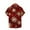 Red 3, variant on BLTIBY Christmas Shirt for Men Lapel Button Down Short Sleeve Hawaiian Shirts Xmas Snowman Printed Casual Holiday Shirts Tops Red 5XL