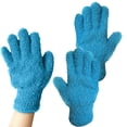 thumbnail image 2 of 1 Pairs Reusable Household Dishwashing Cleaning Rubber Gloves,Microfiber Auto Dusting Cleaning Gloves,Microfiber Dusting Gloves,Dusting Cleaning Glove for Plants, Blinds,Non-Slip Kitchen Glove, 2 of 9
