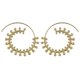 thumbnail image 2 of Pendientes de hilo espiral redondo Yuyangstore Pendientes de aro espiral, 2 of 3
