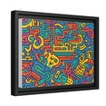 thumbnail image 2 of Pop Art Inspired by Keith C Matte Canvas, Black Frame, 2 of 4