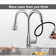 thumbnail image 6 of Cobbe Touchless Single-Handle Pull-Down Sprayer Kitchen Faucet with 3 Spout Patterns  Chrome, 6 of 10