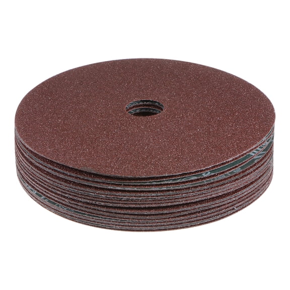 Uxcell 25pcs 60 Grit Aluminum Oxide Resin Fiber Discs 6"x7/8" Sanding Grinding Discs for Angle Grinding Machine