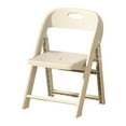 thumbnail image 3 of Silla para niños, silla escolar apilable, mobiliario de aula con respaldo, estudio plegable Blanco, 3 of 9