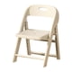 thumbnail image 3 of Silla para niños, silla apilable escolar, antideslizante, muebles para el aula, prémium, plegable para Blanco, 3 of 9