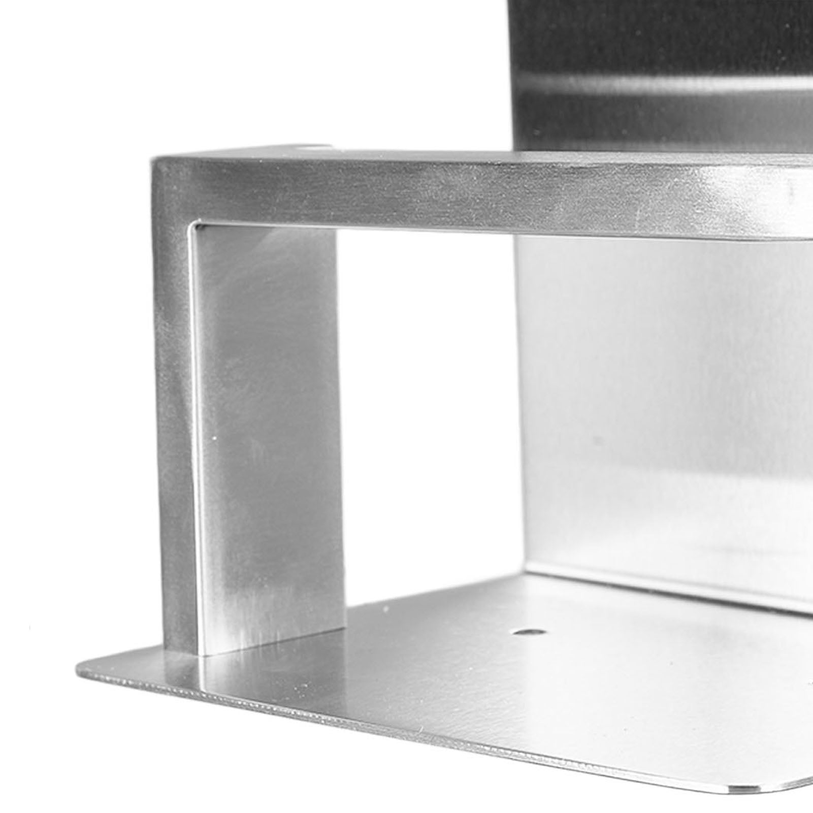 BIMZUC Punch Free Stainless Steel Toilet Paper Holder with Phone Shelf for Bathroom Washroom, Wall Mounted Roll Dispenser, Silver, 5.3 inches / 13.5 cm