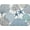 Summer Coastal Blue Coral, variant on Watercolor Sage Leaves Dish Drying Mats for Kitchen Counter 16x18 Inch,Spring Leaves Kitchen Drying Mat,Sage Herbs Dishes Pad Dish Drainer Rack Mats Absorbent Fast Dry Kitchen Accessories