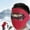 Red-RD, variant on Windproof Coldproof Mask, Winter Cycling Goggles for Men & Women, Washable Outdoor Face Protection, Perfect for Cold Weather Activities