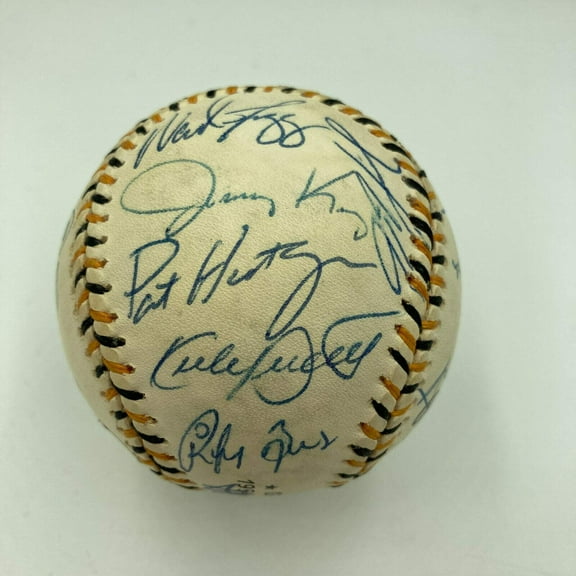 1994 All Star Game Signed Baseball Kirby Puckett Cal Ripken Randy Johnson JSA